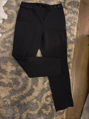Ann Taylor Black Straight Leg Pants